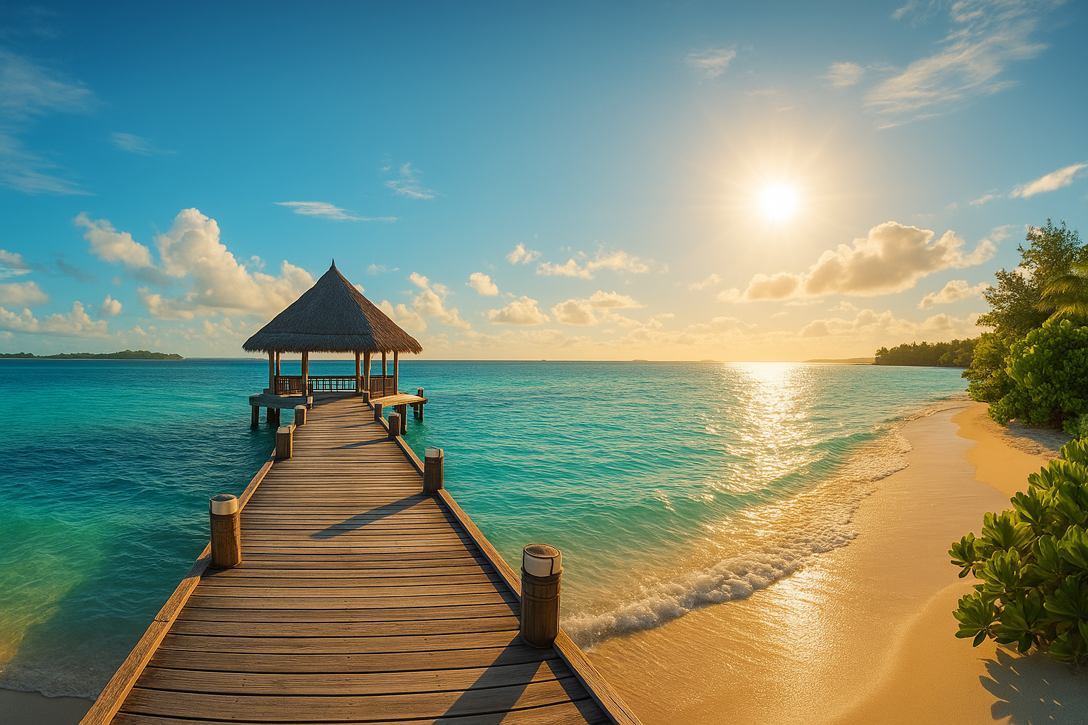 Tropical beach paradise